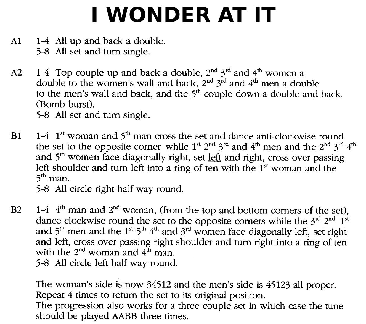 I Wonder At I (dance)